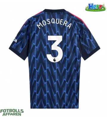 Arsenal Cristhian Mosquera #3 Bortatröja 2025-26 Kortärmad